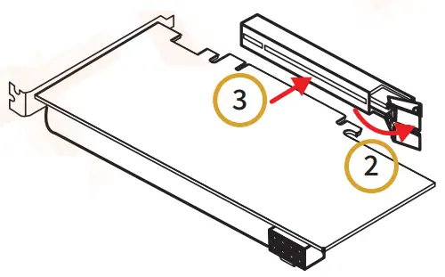 HUANANZHI H61 PLUS Motherboard - card slot