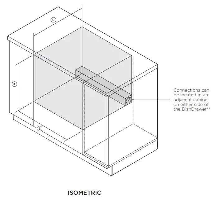 FISHER PAYKEL DD60SA9 Single DishDrawer Dishwasher - Fig 6