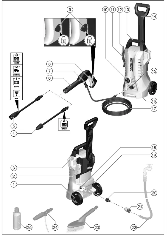 KARCHER High Pressure Cleaner K 2 Power Control Home - packaging