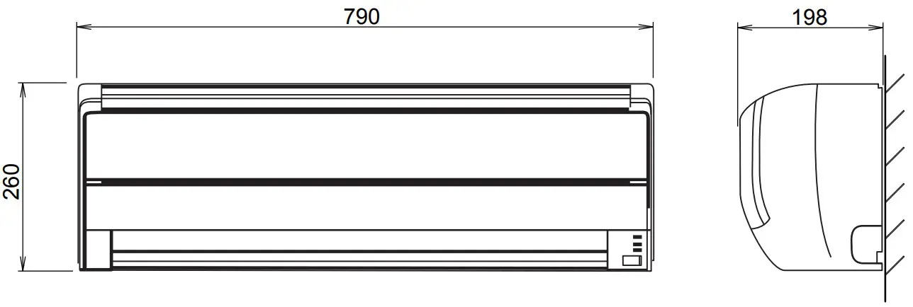 FUJITSU ASYA07LGC Wall Mounted Type Split Type Room Air Conditioner - fig 1