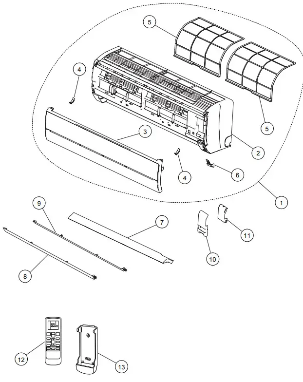 FUJITSU ASYA07LGC Wall Mounted Type Split Type Room Air Conditioner - fig 10