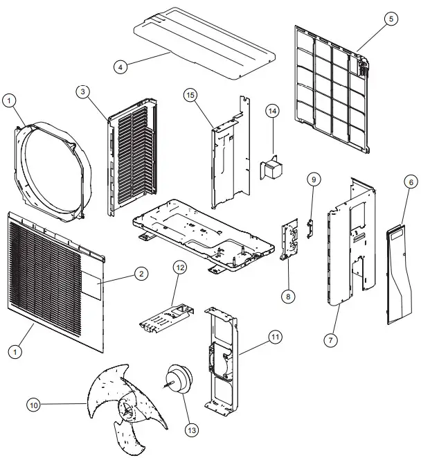 FUJITSU ASYA07LGC Wall Mounted Type Split Type Room Air Conditioner - fig 14