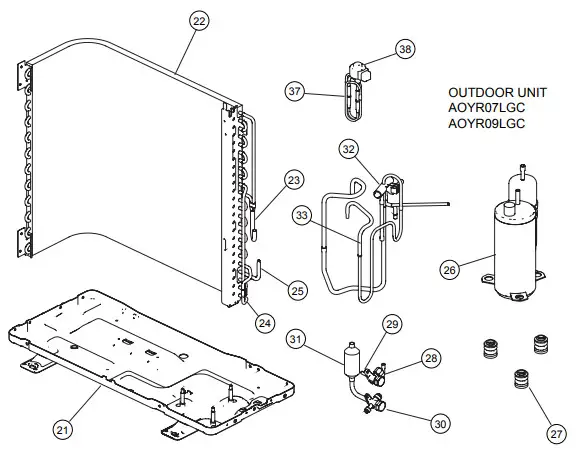 FUJITSU ASYA07LGC Wall Mounted Type Split Type Room Air Conditioner - fig 15