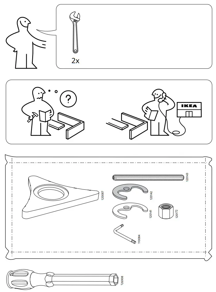 IKEA ÄLMAREN Kitchen Mixer Tap - figure 1