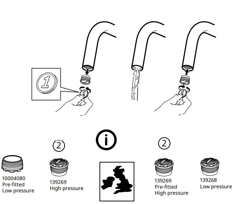 IKEA ÄLMAREN Kitchen Mixer Tap - figure 8
