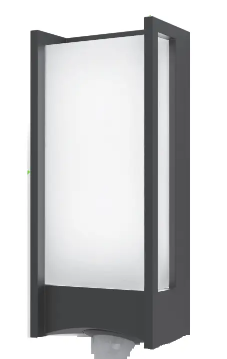 LUTEC qubo 5193002118 Anthracite LED PIR Wall Light