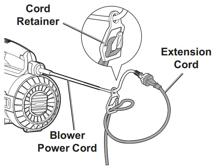 hBauer 58905 12 Amp Corded Blower Logo Plugs - Blower