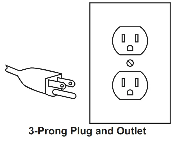 hBauer 58905 12 Amp Corded Blower Logo Plugs
