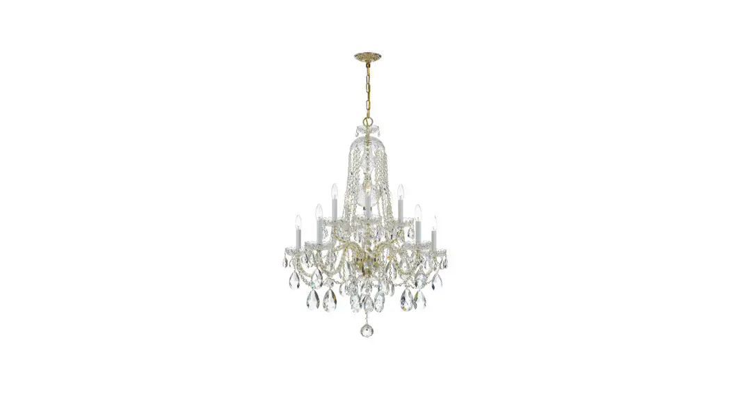 Crystorama 1110-pb-cl-mwp Traditional Crystal 10 Light Crystal Chandelier Instruction Manual Crystorama 1110-pb-cl-mwp Traditional Crystal 10 Light Crystal Chandelier Instruction Manual