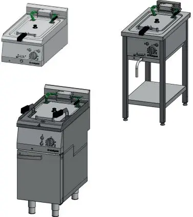 stalgast 9725000 Electric Fryer-fig1