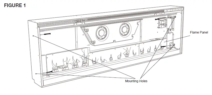 REAL FLAME XLF50 Ignite XL 50 Inch Wall Mounted-Electric-Fireplace-FIG- (2)