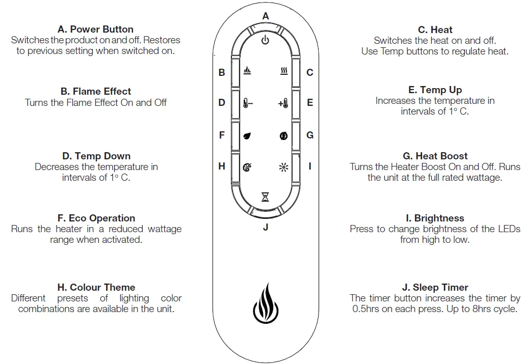 REAL FLAME XLF50 Ignite XL 50 Inch Wall Mounted-Electric-Fireplace-FIG- (7)