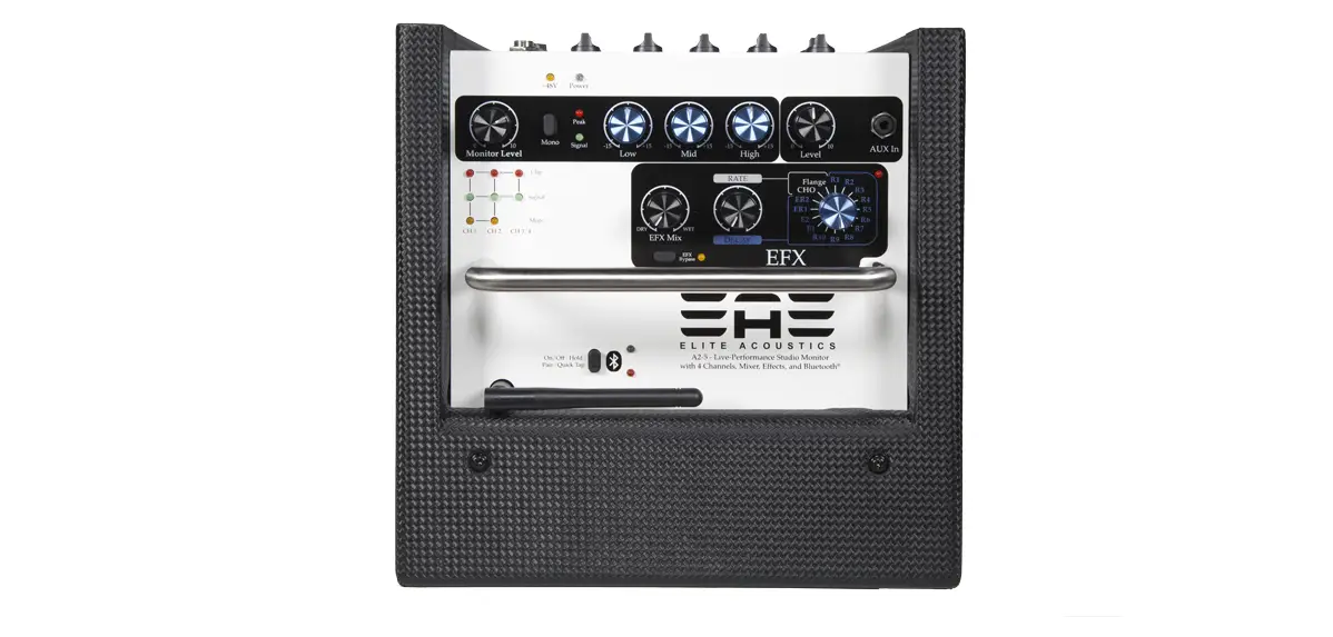 Elite Acoustics A2-5 And A25u Acoustic Amplifier Instruction Manual