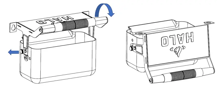 HALO Elite1B Countertop Griddle - GREASE CUP 1