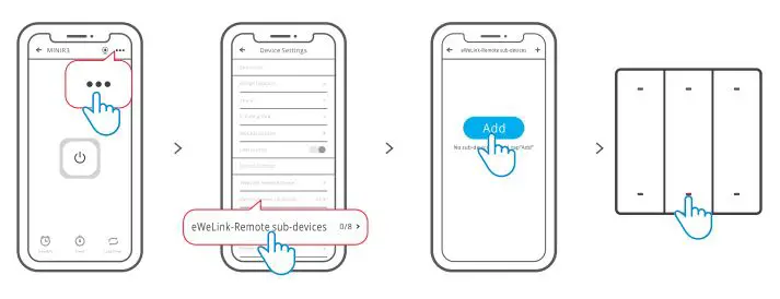 SONOFF R5-DOC Switchman Scene Controller User Manual - Add R5 to eWeLink Remote gateway