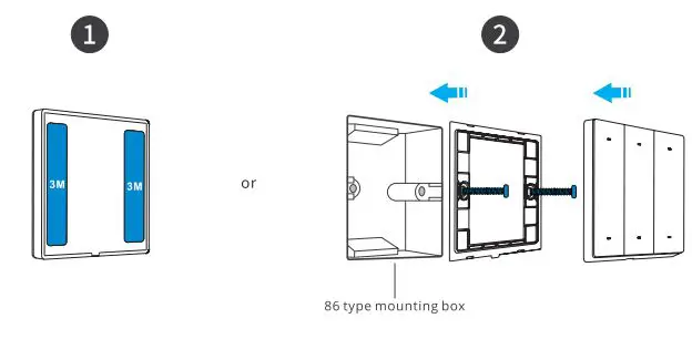 SONOFF R5-DOC Switchman Scene Controller User Manual - Installation Methods