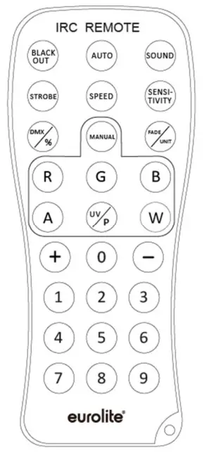 eurolite PST 5 QCL LED Pinspot - Remote