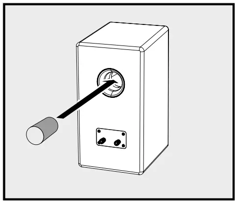 sonoro SO-1120 2-Way Hi Fi Loudspeaker - BASS PORT PLUG
