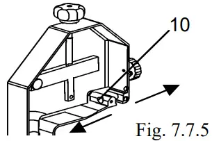 When cleaning the machine