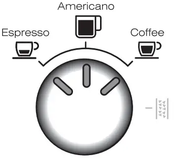 De Longhi EC935X Coffee Maker - Settings selected