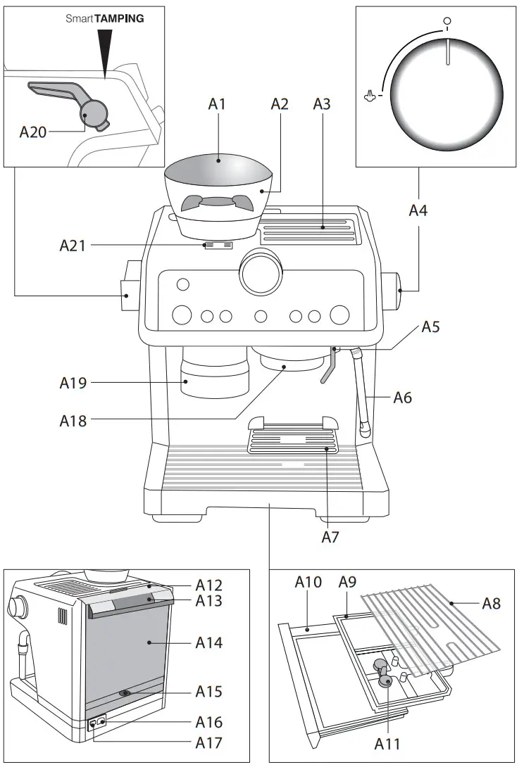 De Longhi EC935X Coffee Maker - fig 2