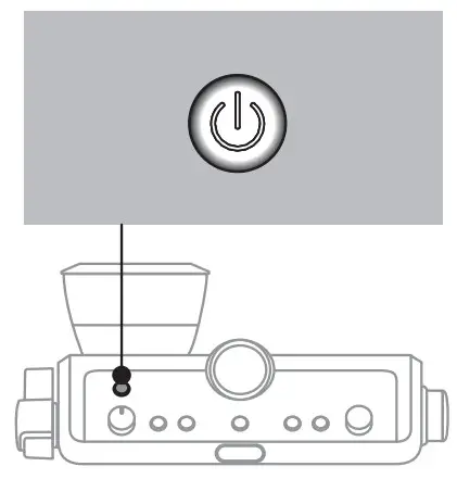 De Longhi EC935X Coffee Maker - settings by pressing