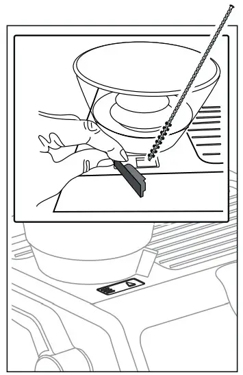 De Longhi EC935X Coffee Maker - tube brush