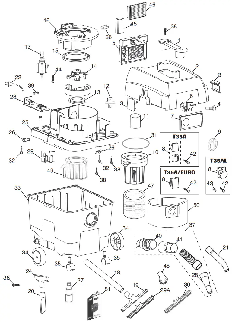 SPARE PARTS DIAGRAM