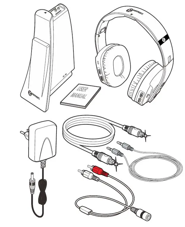 geemarc-CL7400-OPTI-2.4-GHz-Wireless-Digital-Quality-Sound-System-fig-1