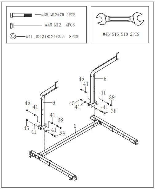 SUNNY HEALTH FITNESS SF-XF920021 Smith Machine Squat Rack Essential Series II - fig 4