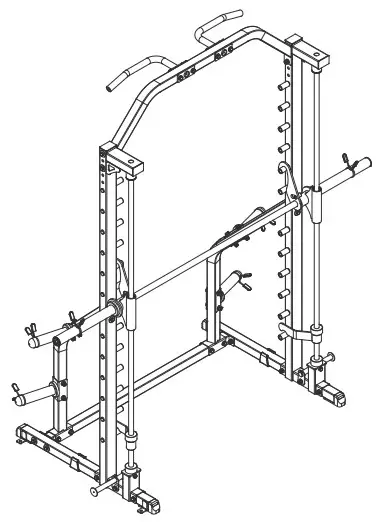 SUNNY HEALTH FITNESS SF-XF920021 Smith Machine Squat Rack Essential Series II