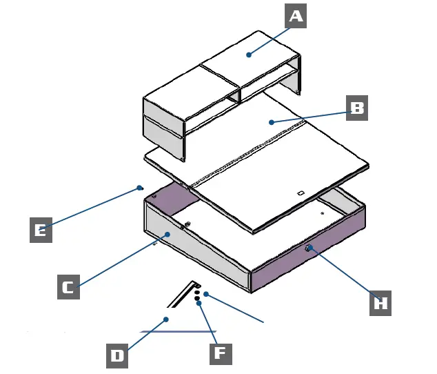 LAVEX-INDUSTRIAL-Stainless-Steel-Wall-Mount-Receiving-Desk-FIG-1