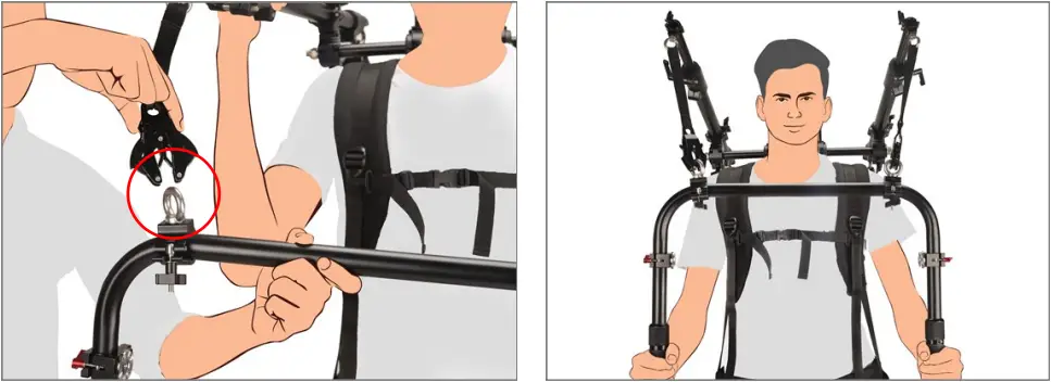 PROAIM ST-LHWK-01 Body Support Stabilizer Vest Rig Setup 19