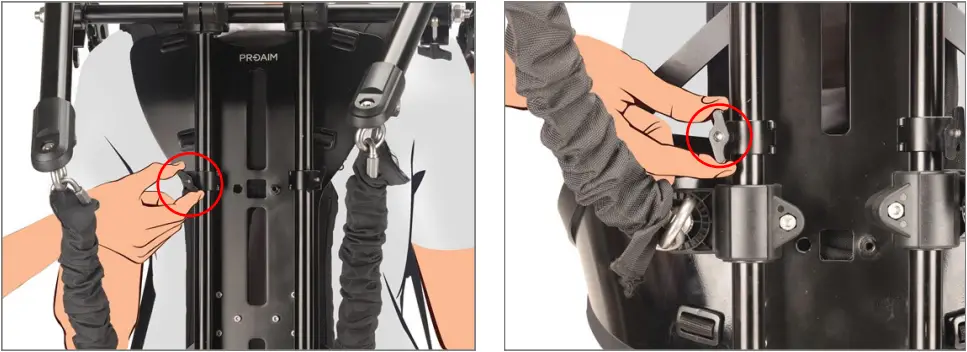 PROAIM ST-LHWK-01 Body Support Stabilizer Vest Rig Setup 8