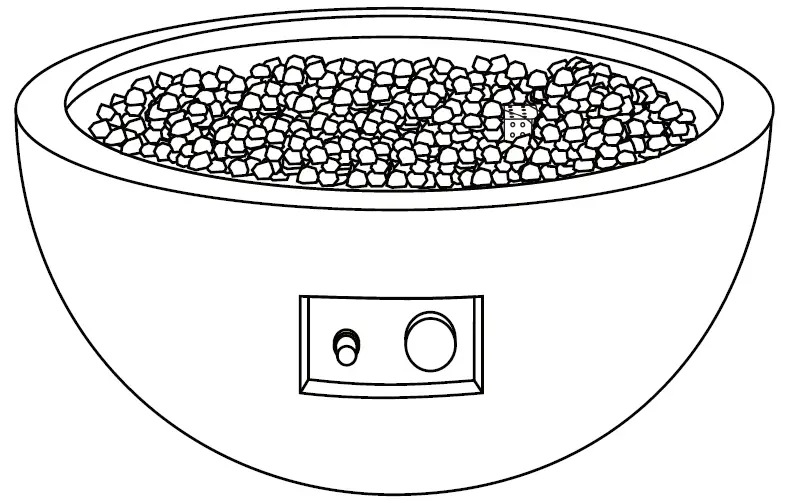 OFG116NG Nantucket Fire Bowl