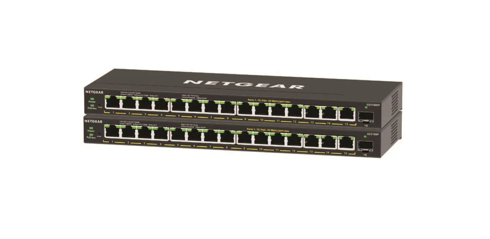 Netgear Gs316epp Gigabit Ethernet Plus Switches User Manual Netgear Gs316epp Gigabit Ethernet Plus Switches User Manual