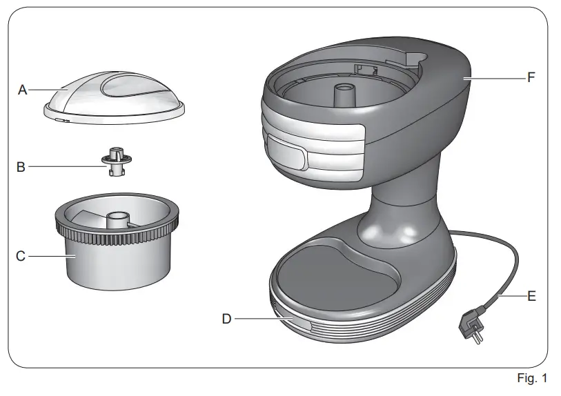 Ariete 0076-01 Party Time Ice Crusher - Fig 1