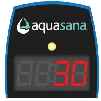aquasana AQ-UV-10C Rhino Well Water with UV Whole House Filter - Lamp Countdown 2