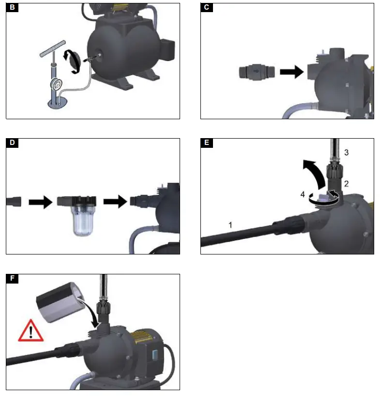 KARCHER BP 3 200 Home Hydrophore Pump- Figure 1
