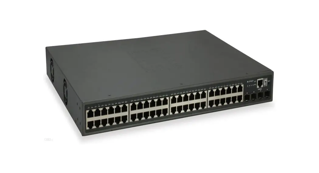 Levelone Gtp-5271 52 Port L3 Lite Managed Gigabit Poe Switch Installation Guide