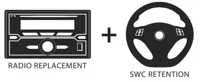 CRUX SWRCR 59D Radio Replacement with Steering Wheel Control Retention for Select Dodge - Figure
