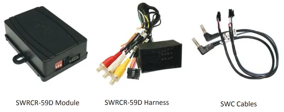 CRUX SWRCR 59D Radio Replacement with Steering Wheel Control Retention for Select Dodge - PARTS INCLUDED
