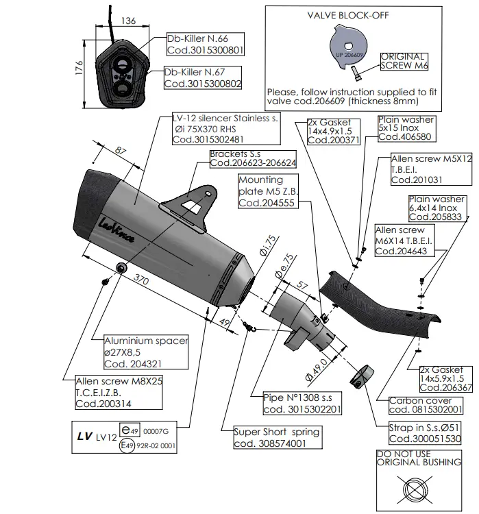 LeoVince-15302-Slip-On-Exhaust-FIG 8