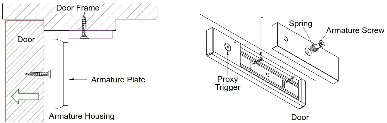 CAMDEN DOOR CONTROLS CX-DE1200 Delayed Egress Electro Magnetic Lock - Fig4