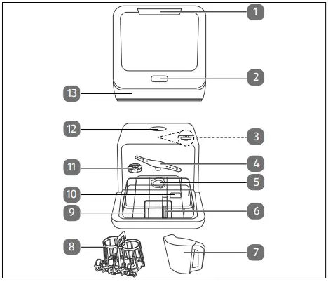 MEDION-MD-37217-Free-Standing-Mini-Dishwasher-fig-(2)
