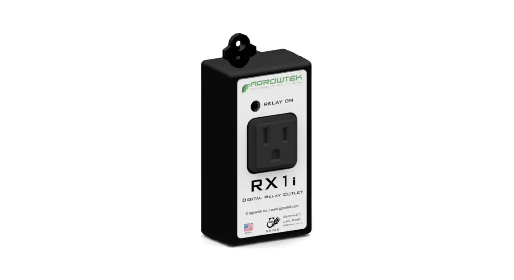 Agrowtek Rx1i Digital Intelligent Outlet Relay Instruction Manual