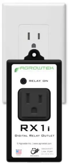 AGROWtEK RX1i Digital Intelligent Outlet Relay - switched