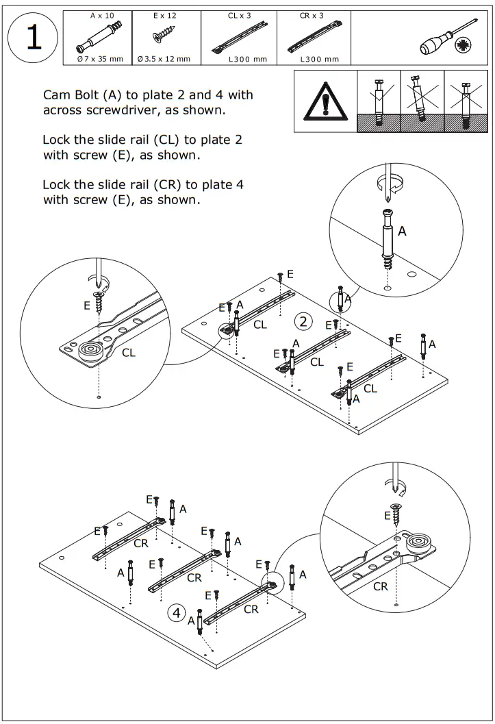 FUFU GAGA KF260058 01SD 6 Drawer L Shaped Dresser with Rotatable Desk - fig4