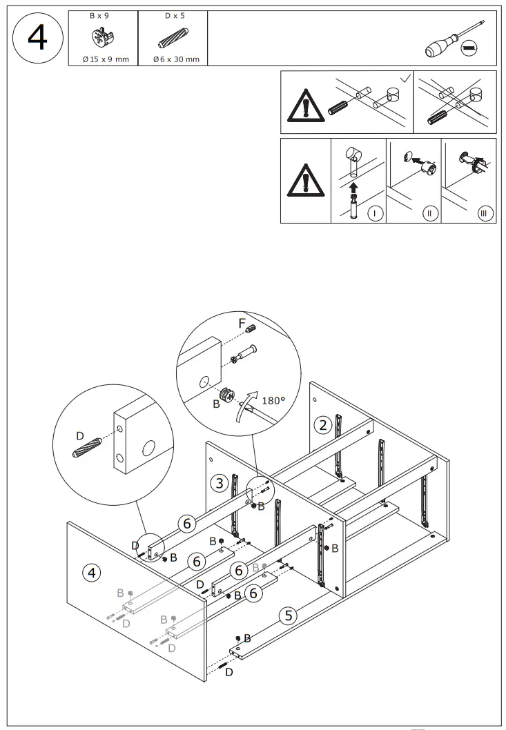 FUFU GAGA KF260058 01SD 6 Drawer L Shaped Dresser with Rotatable Desk - fig7