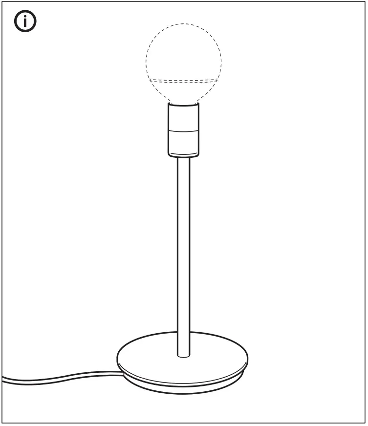 IKEA SKAFTET AA-2117773-2 Floor Lamp Base Arched Black - Assembly 2